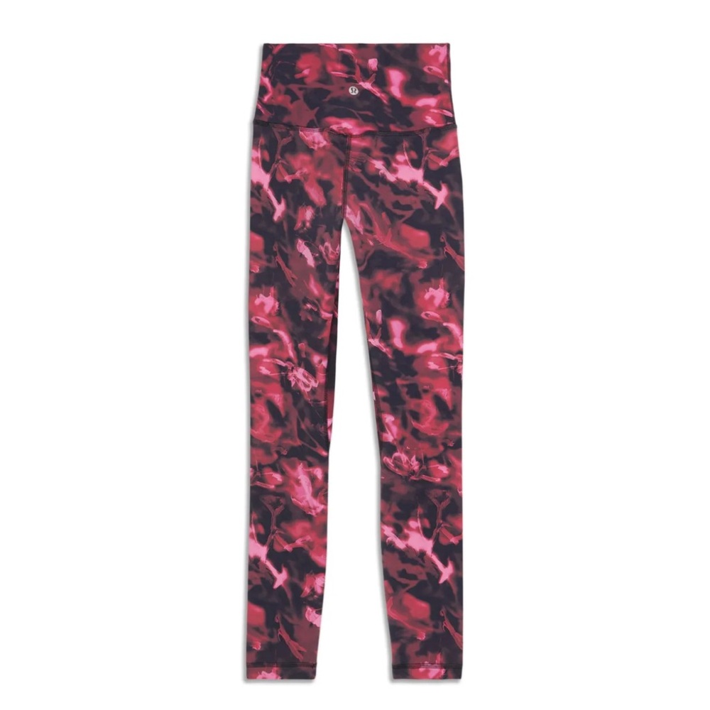 Lululemon Athletica Pink and Black Leggings